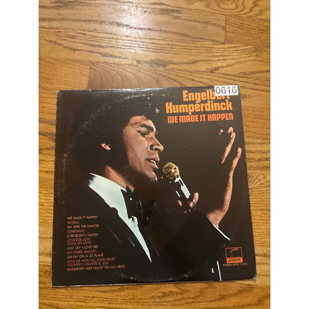 Engelbert Humperdinck‎ We Made It Happen LP 12" Black Good 1970 Parrot Records